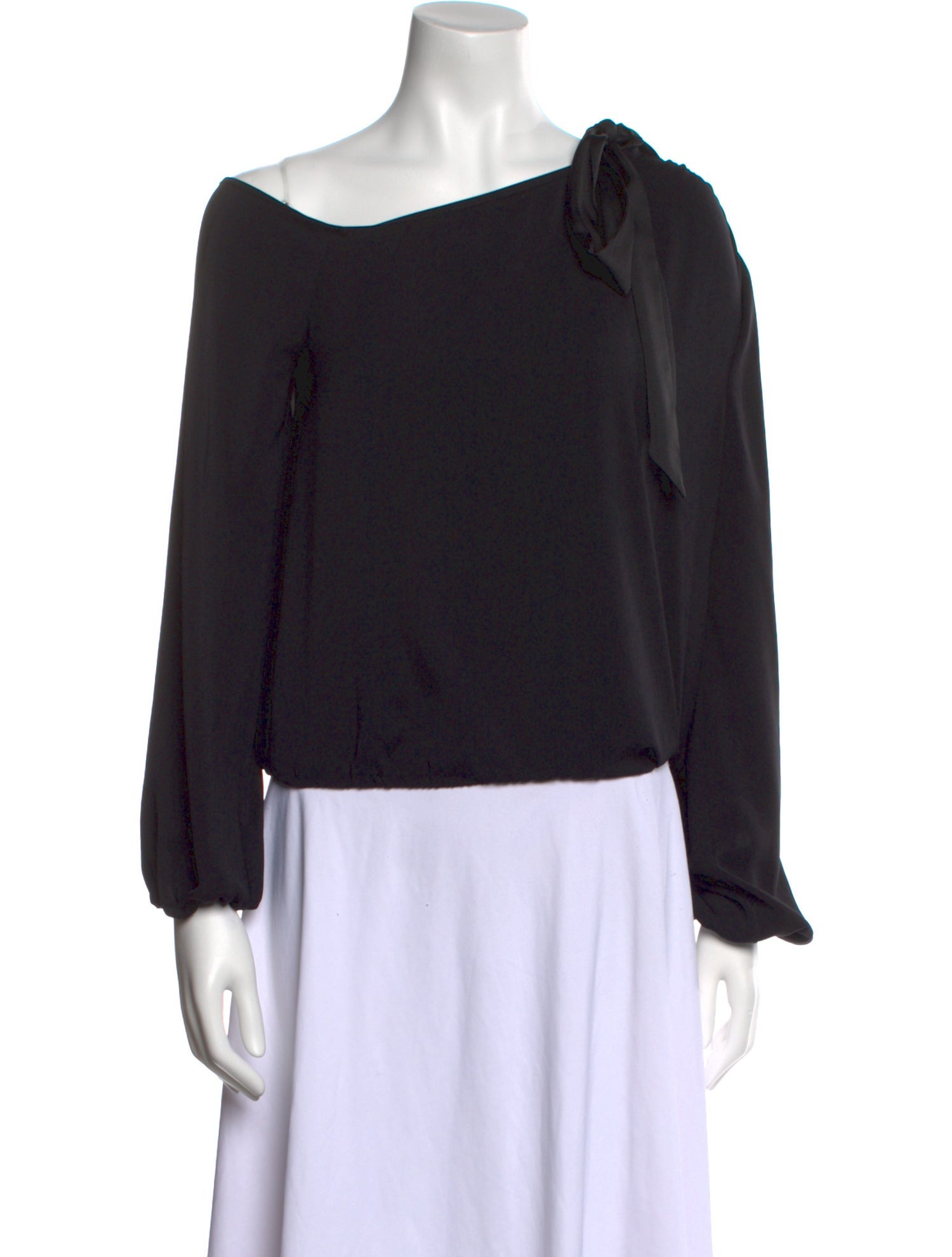 Ramy Brook One-Shoulder Long Sleeve Sweatshirt